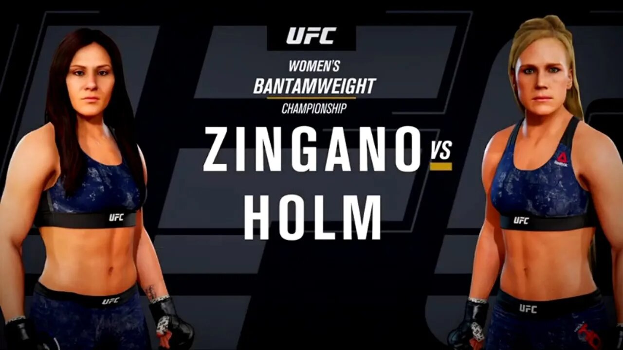 EA Sports UFC 3 Gameplay Holly Holm vs Cat Zingano