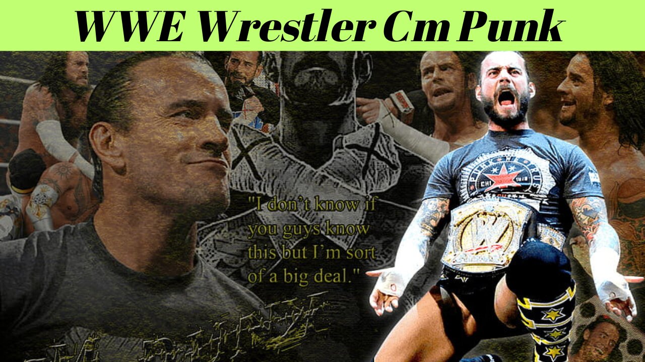 "The Legendary Career of CM Punk: From Indie Wrestling Star to WWE Icon"