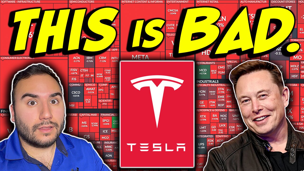 TESLA STOCK IS COLLAPSING⛔️