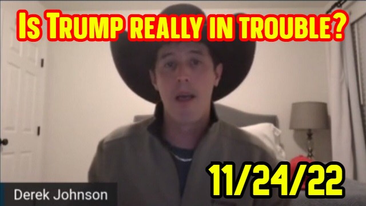 Derek Johnson HUGE Intel: Is Trump really in trouble?