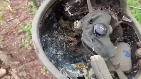 Russian special forces in the forests near Izyum.