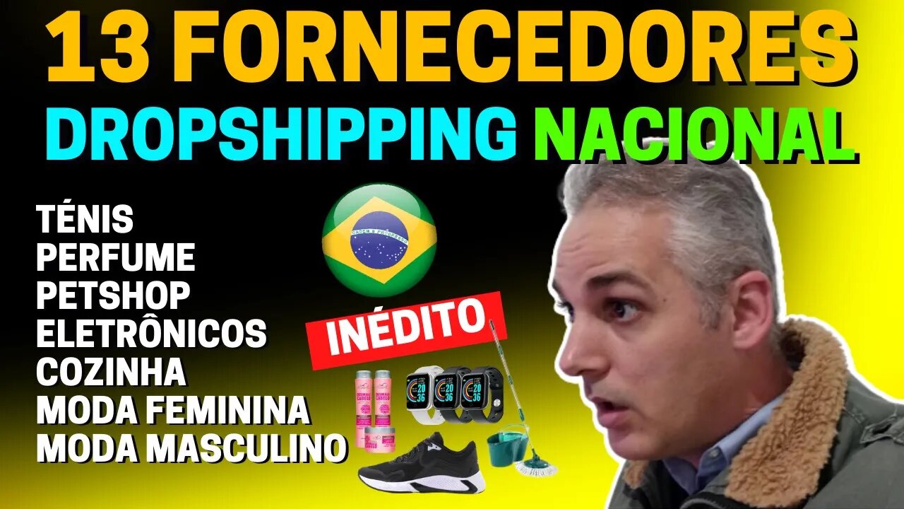 💰 13 FORNECEDORES PARA DROPSHIPPING NACIONAL - EXCLUSIVOS