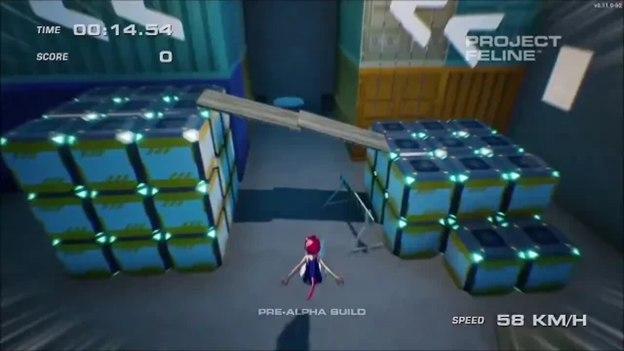 Project Feline | Port City Speedrun | Pre-Alpha V.011 1:38.49 or 1:13.53