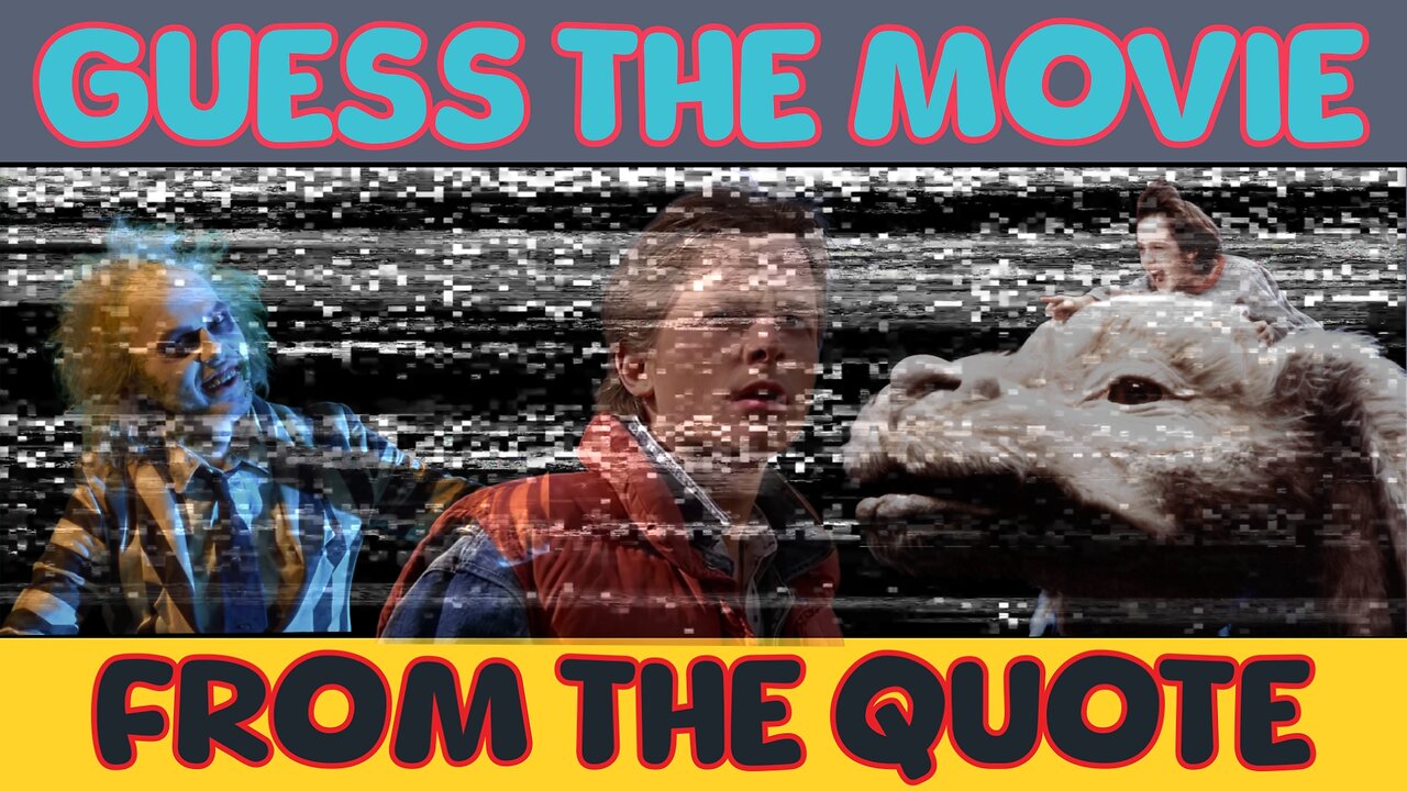 Guess the 80s Movie in 6 Seconds or Less - Static Interference Challenge!