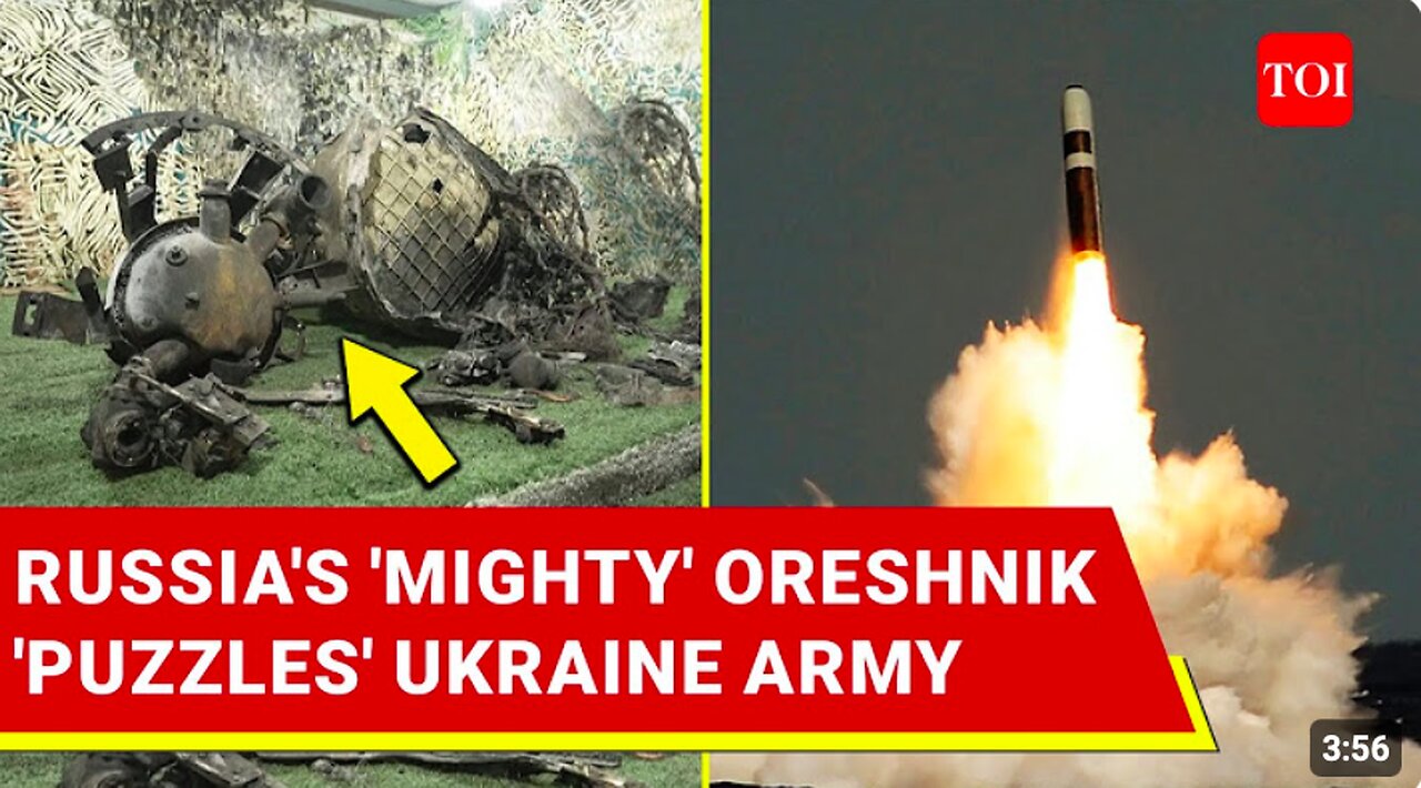 Oreshnik Stumps Ukraine Army; First Footage Of Never-Seen-Before Russian IRBM | Watch