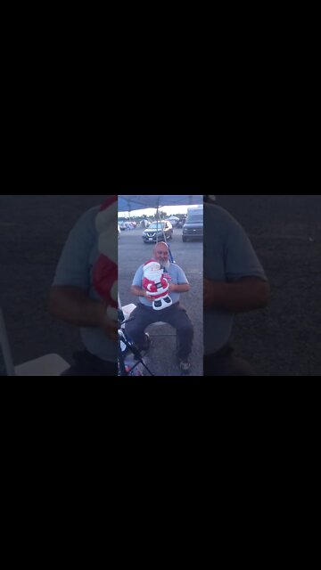 1776 Restoration Movement: Santa opening his present!!