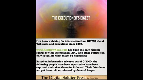 — RECENT PROBABLE EXECUTIONS AT GITMO, DIEGO GARCIA & TIERRA DEL FUEGO —