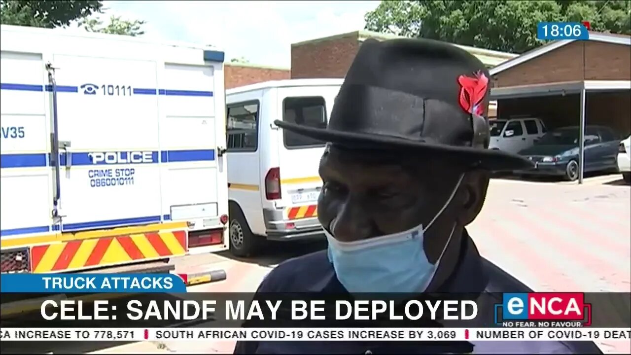 Absurd SA ( Bheke Cele says he 'might' deploy SANDF )