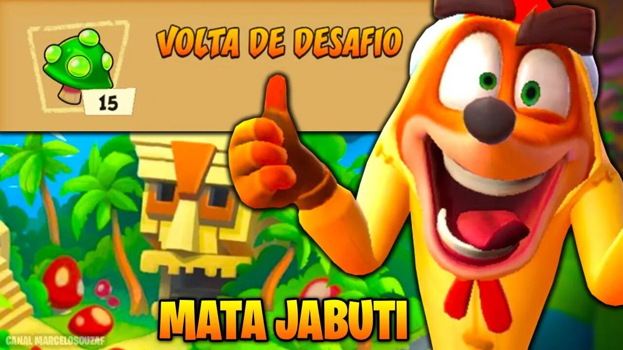 Crash On The Run | Volta de Desafio na Mata Jabuti