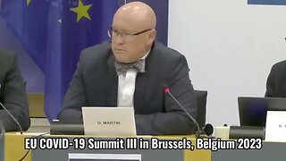 Dr. David Martin Speech At The EU Covid-19 Summit III May 3, 2023