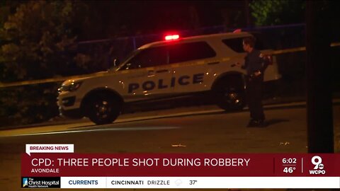3 people shot during a robbery in Avondale