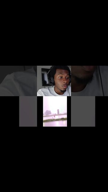 He almost got struck by lighting ! 😲