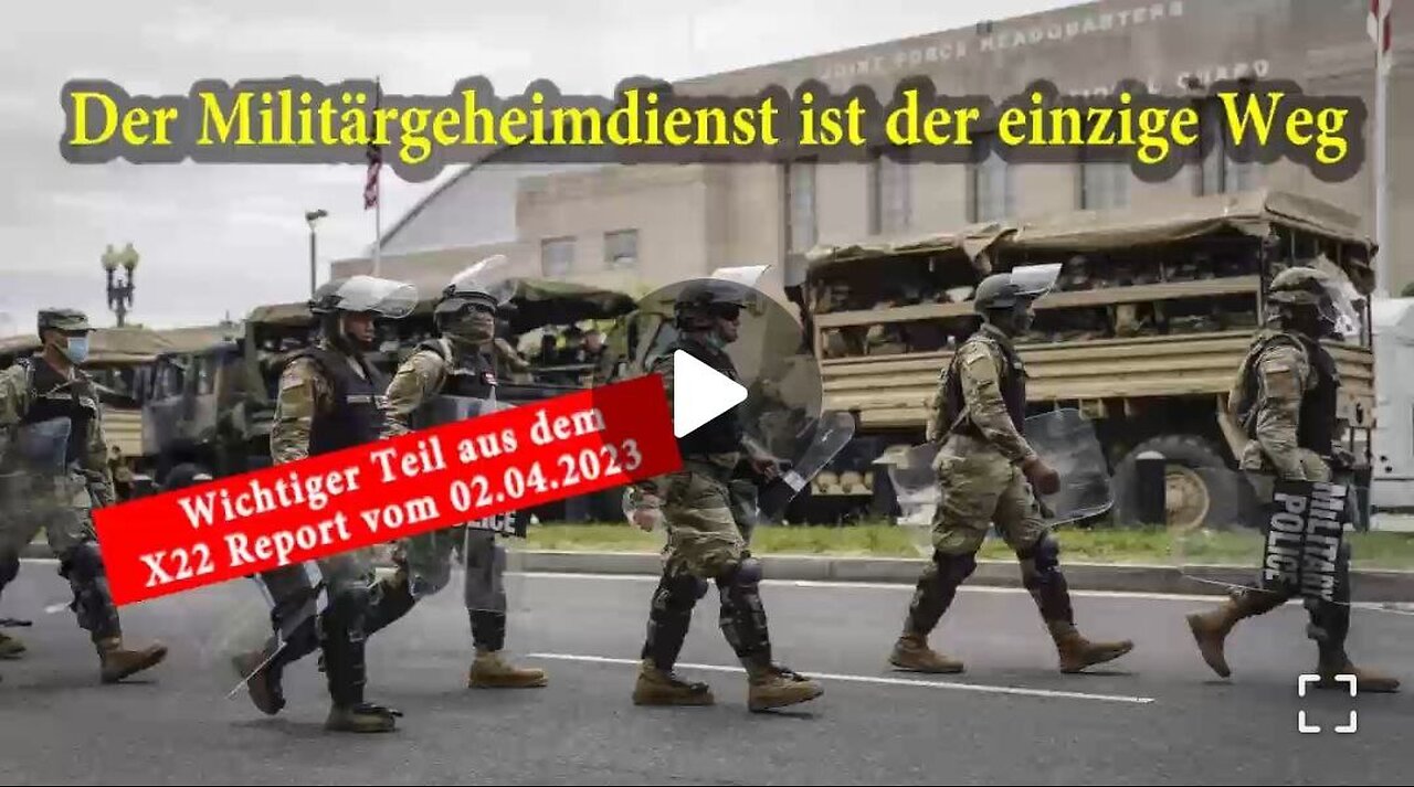 Der Militärgeheimdienst ist der einzige Weg.