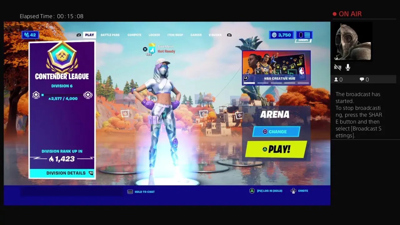 Me Playing Arena Fortnite