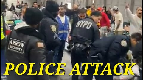 Illegal migrants ATTACKED NYPD again!!!