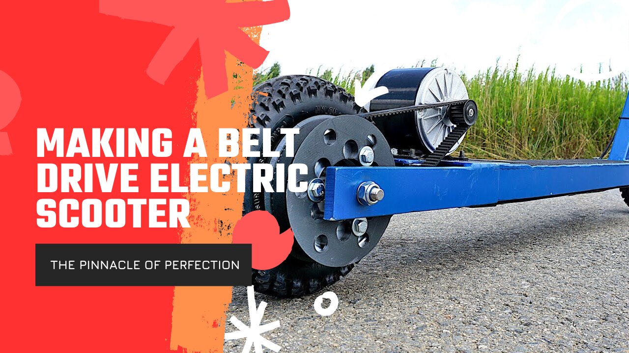 Making a Belt Drive Electric Scooter