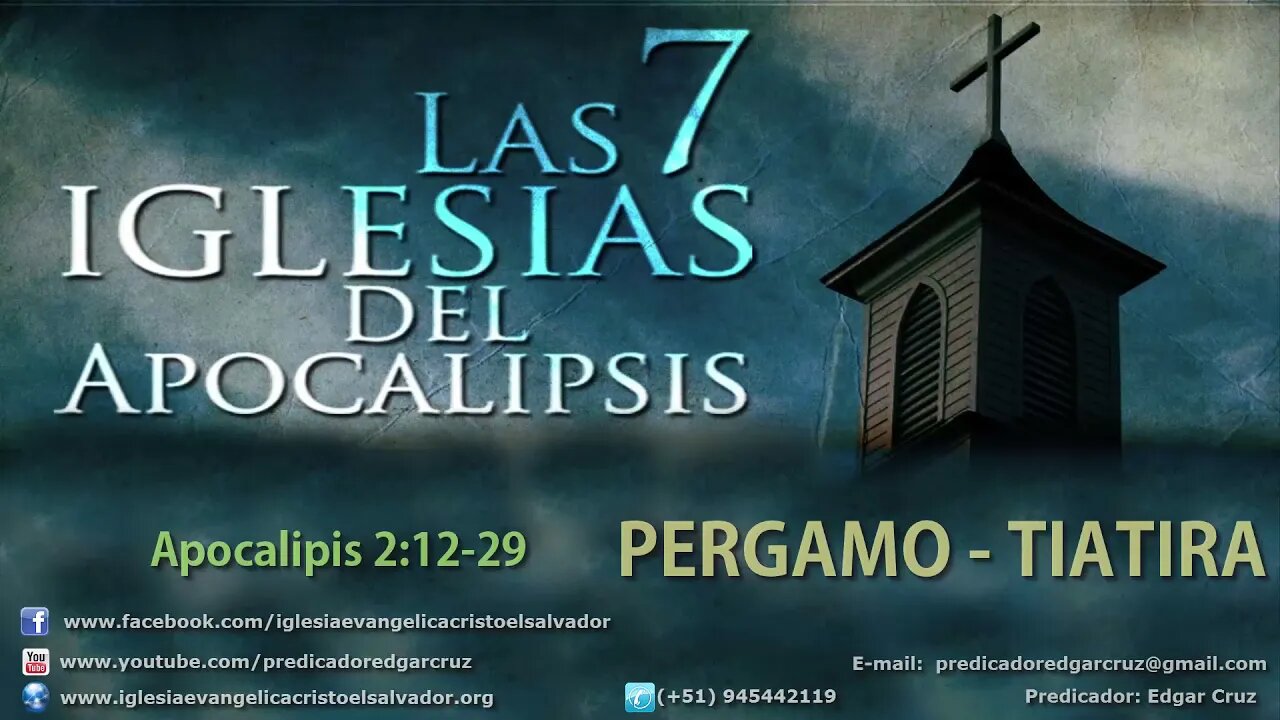 Enseñanzas Bíblicas: Mensaje a Pergamo y Tiatira - EDGAR CRUZ MINISTRIES