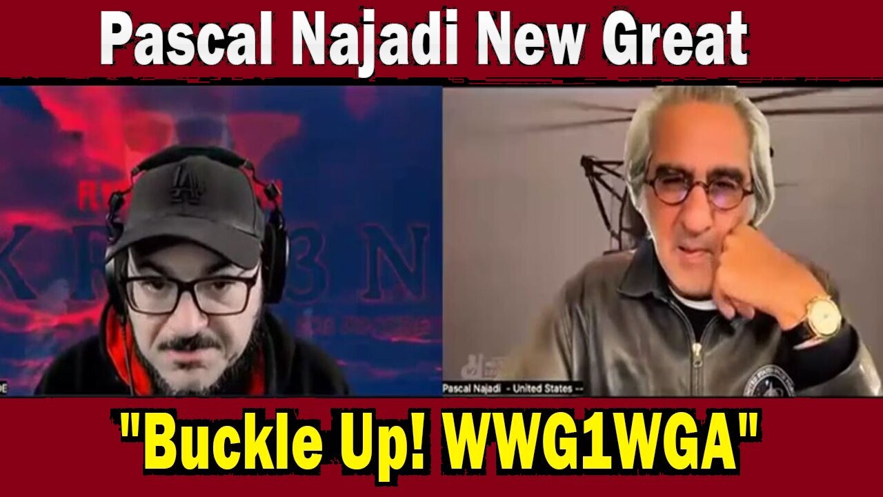 Pascal Najadi: "We Are About to Embark on a Historical Crusade! Buckle Up! #WWG1WGA"