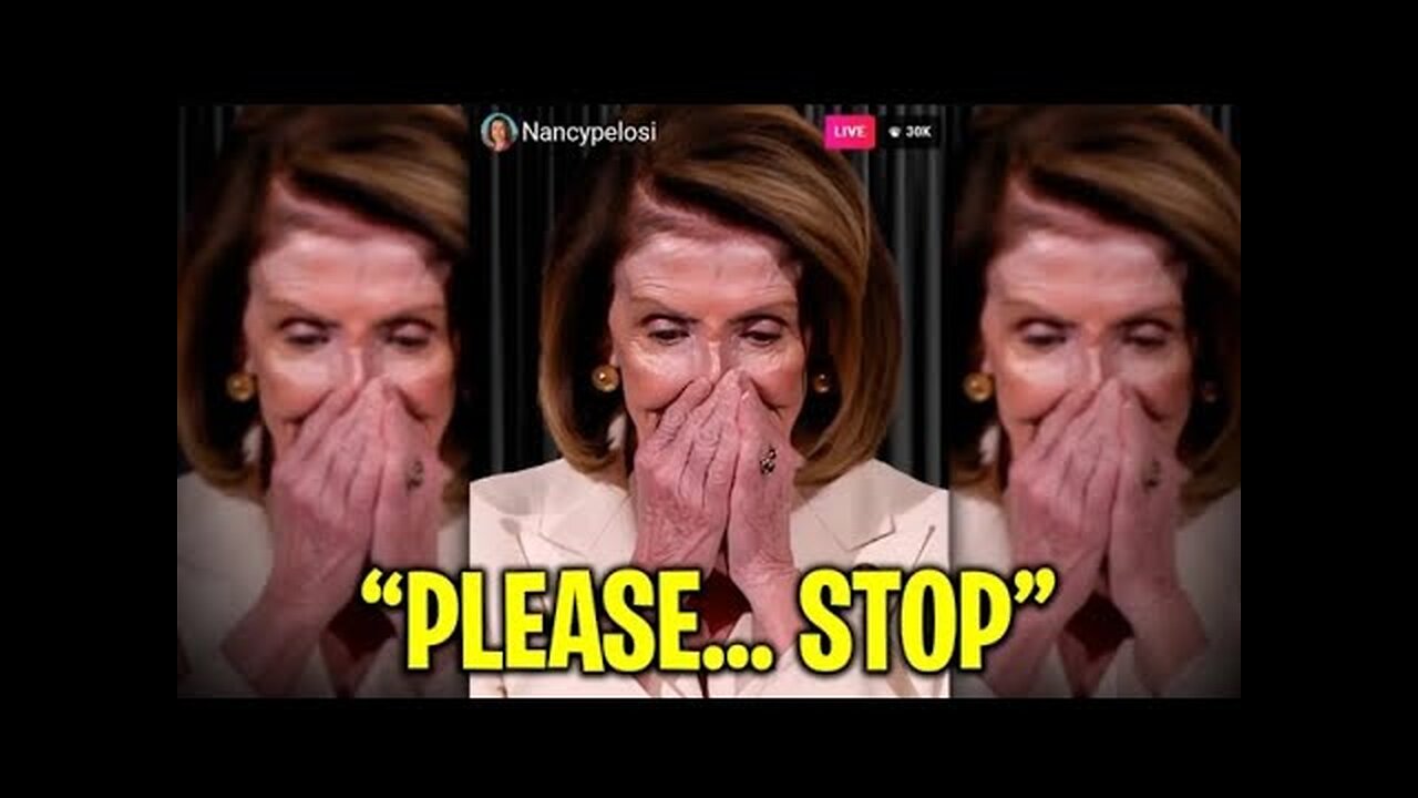 2 MIN AGO: Nancy Pelosi BEGS For Mercy After Losing Everything