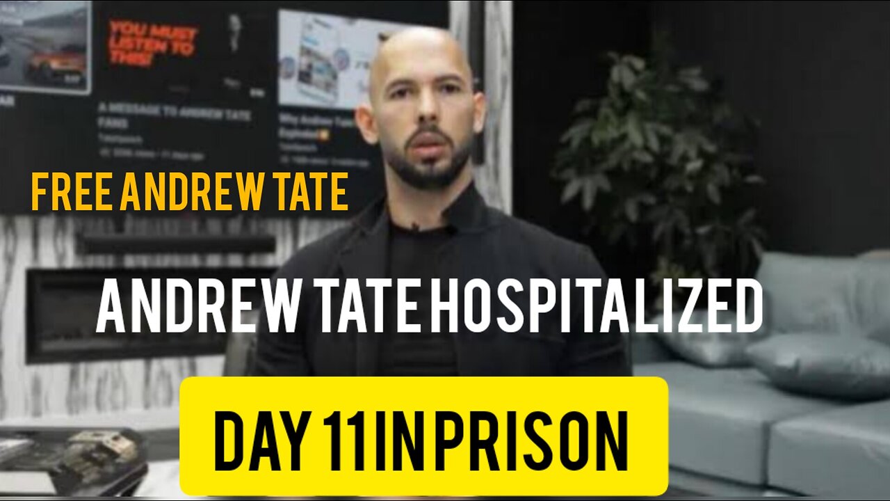 Andrew tate hospitalized