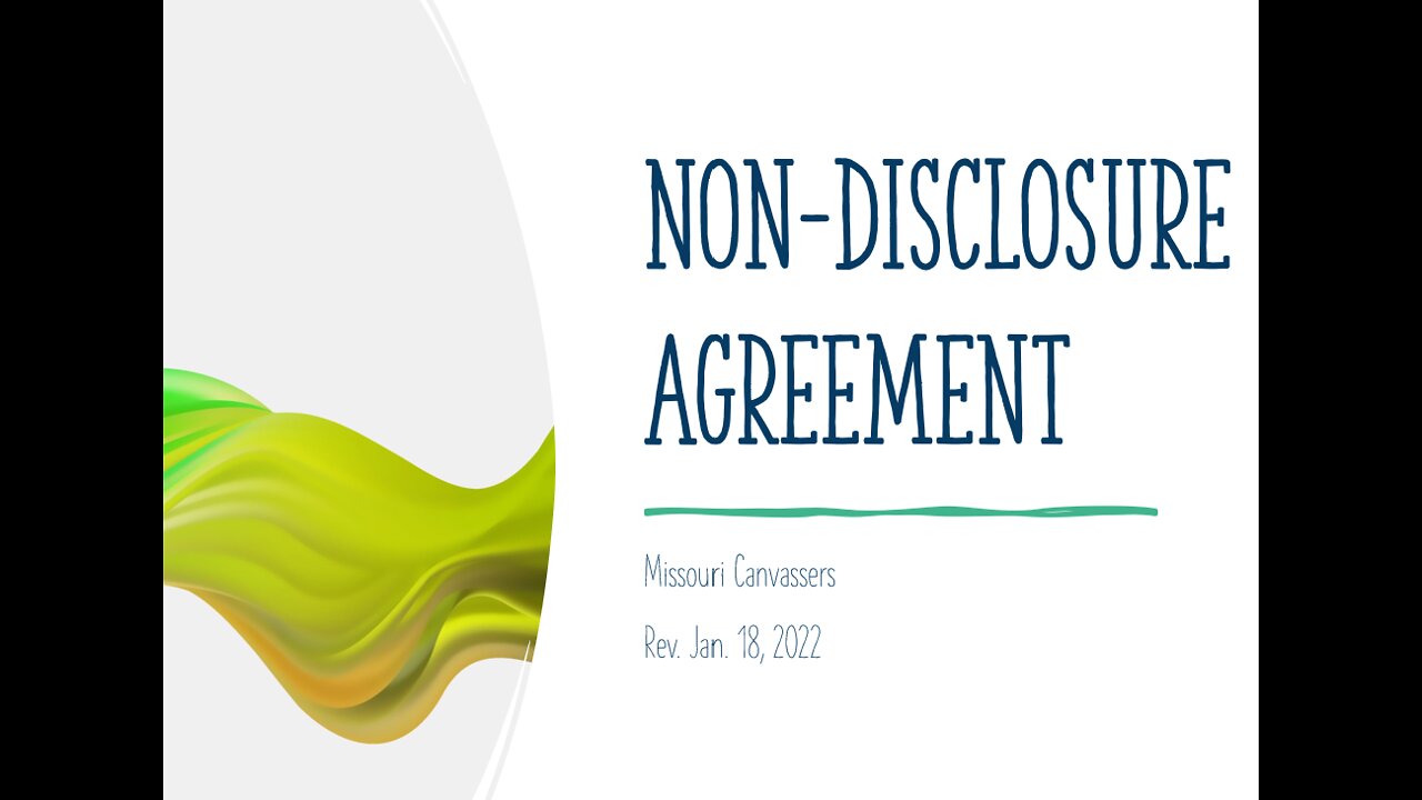 Non-Disclosure Agreement