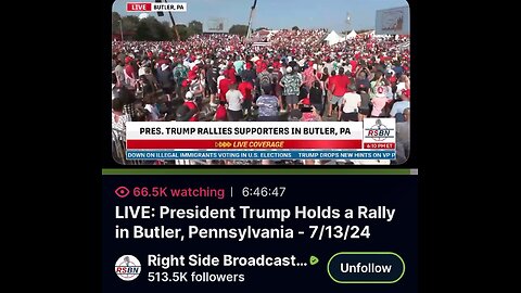 Trump Rally Shots Fired