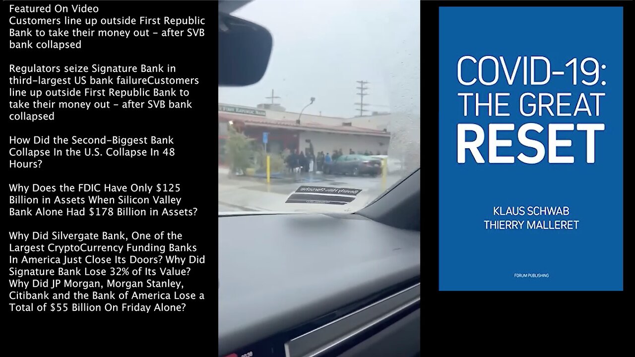 Bank Crash | Silicon Valley Bank Collapses & Regulators Seize Signature Bank In 3rd Largest U.S. Bank Failure | Customers Line Up Outside First Republic Bank to Take Money Out | "I Expect Bank Runs Monday Morning." - Bill Ackman (Billionaire