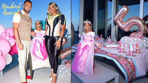 Stevie J & Joseline's Daughter Bonnie Bella Celebrates Her 5th B-Day! 🎂