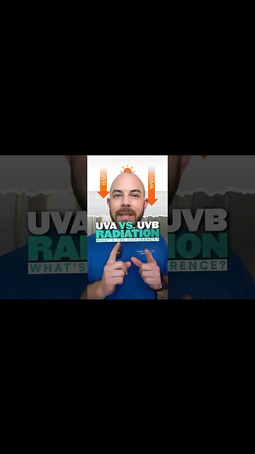 What is the difference between UVA and UVB rays? Derm explains! #uva #uvb
