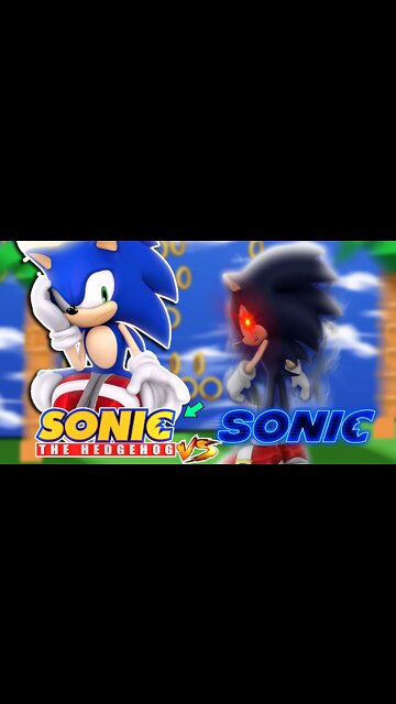 ORIGEM do EVIL SONIC | Sonic vs Evil Sonic #shorts