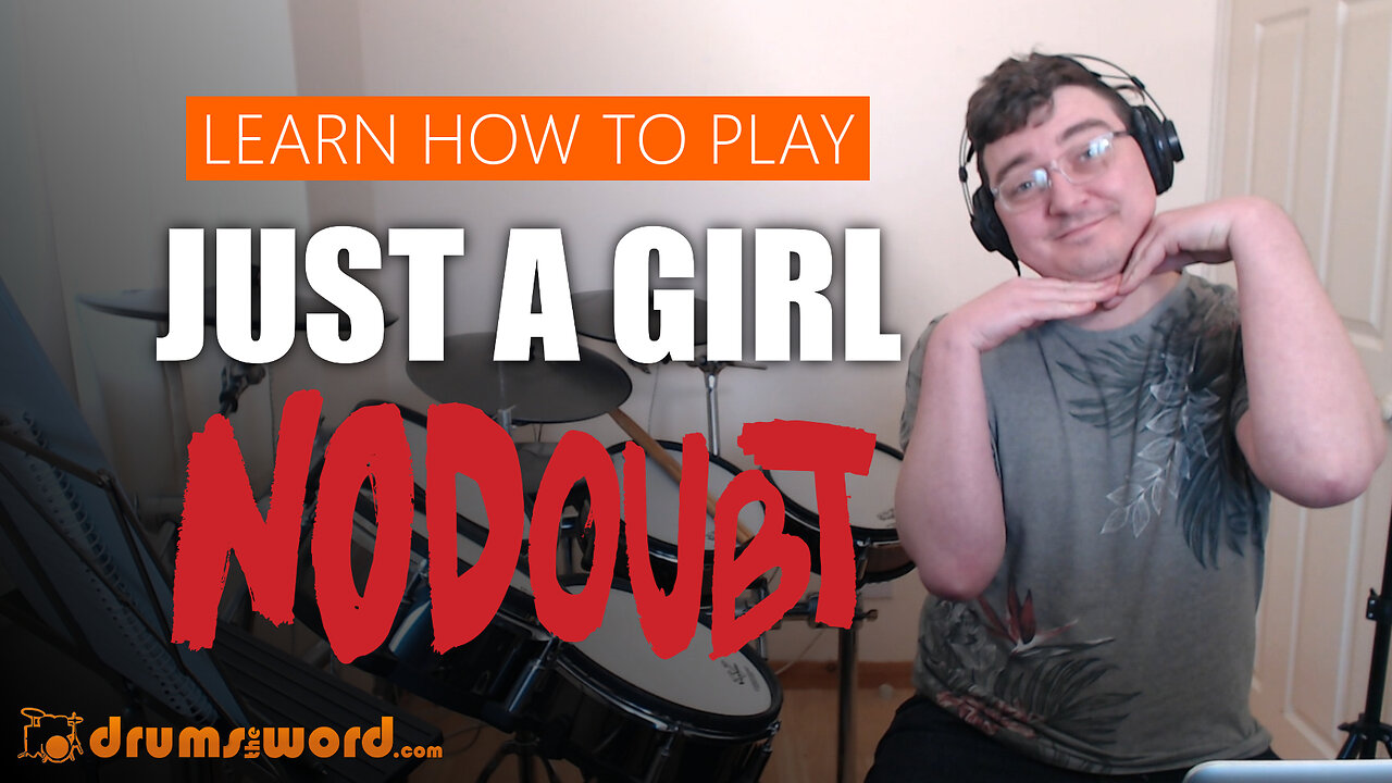 ★ Just A Girl (No Doubt) ★ Drum Lesson PREVIEW | How To Play Song (Adrian Young)