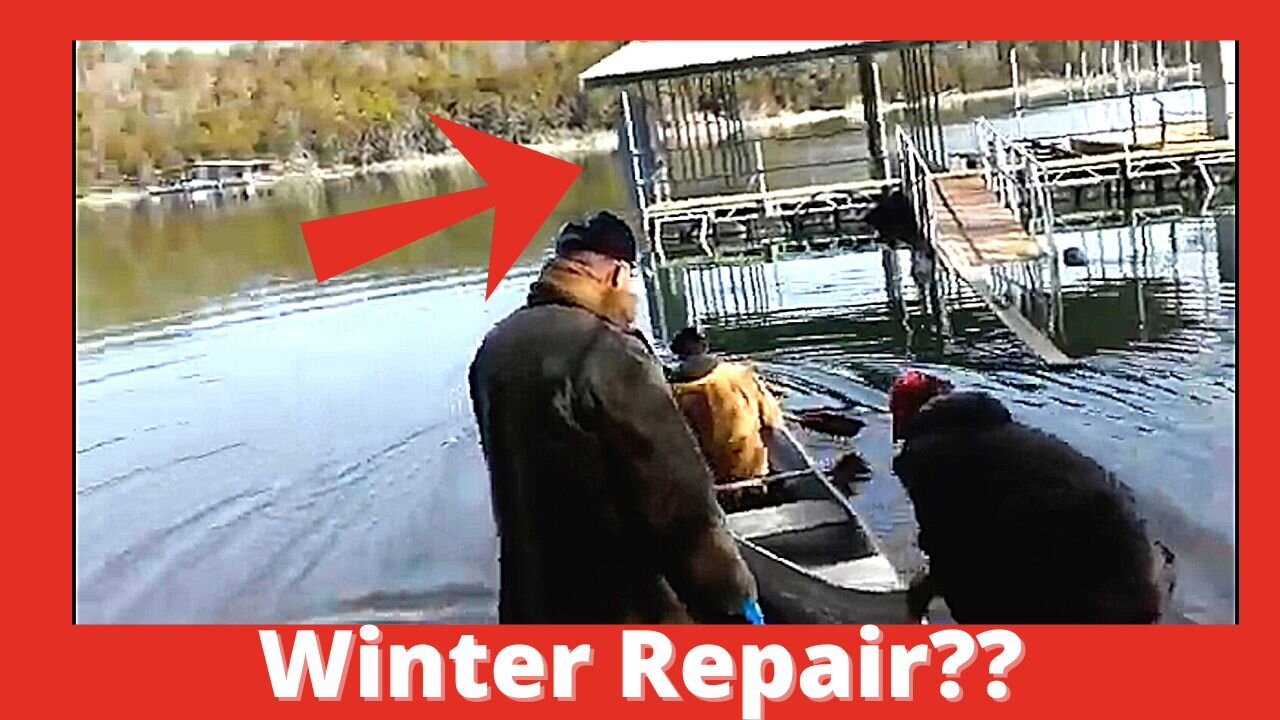 Dock Repair In Winter