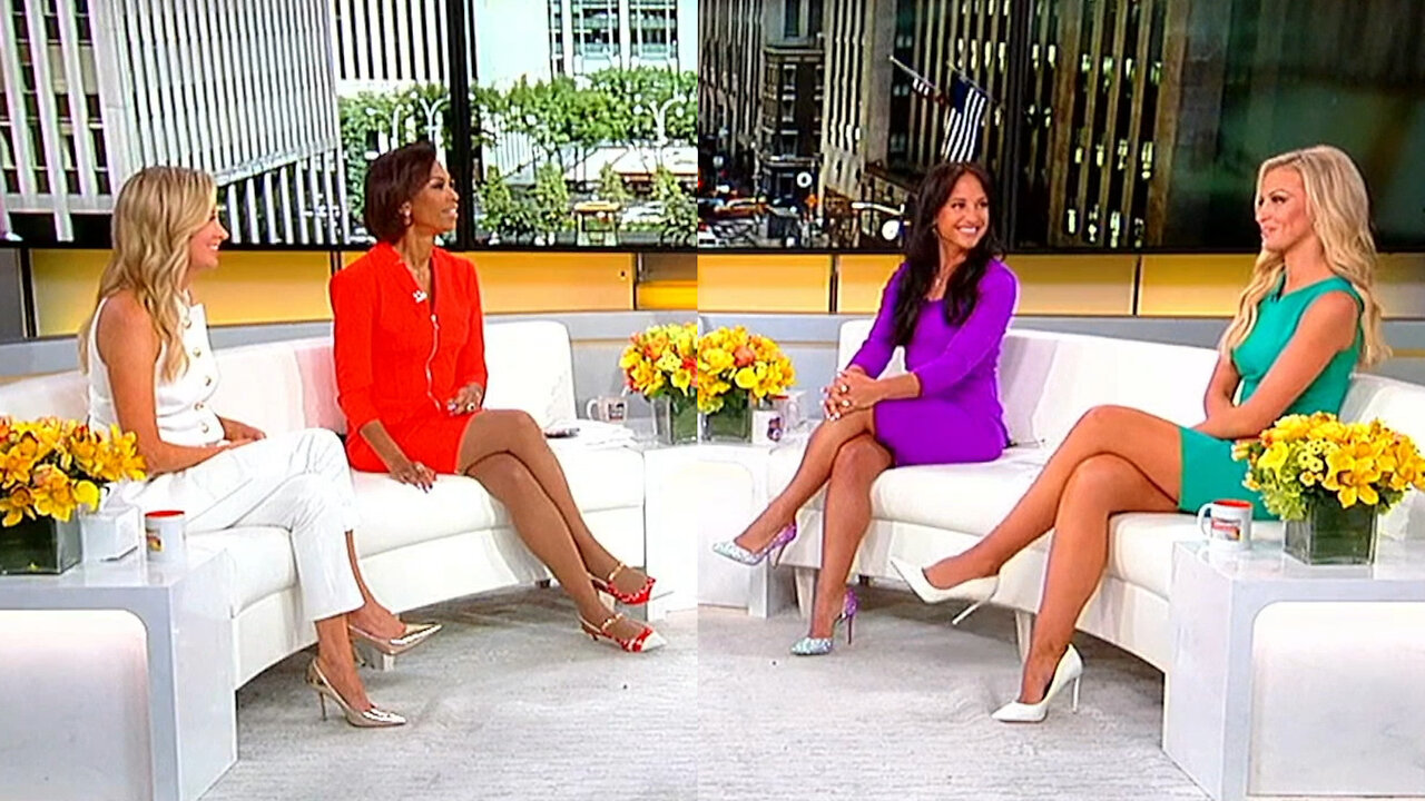 Carley Shimkus, Emily Compagno, Harris Faulkner and Kayleigh McEnany Sep 6 2023