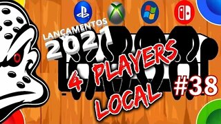 TOP 5 - JOGOS 4 PLAYERS LOCAL / MULTIJOGADOR - #38 (Jogos Multiplayer Local 2021)