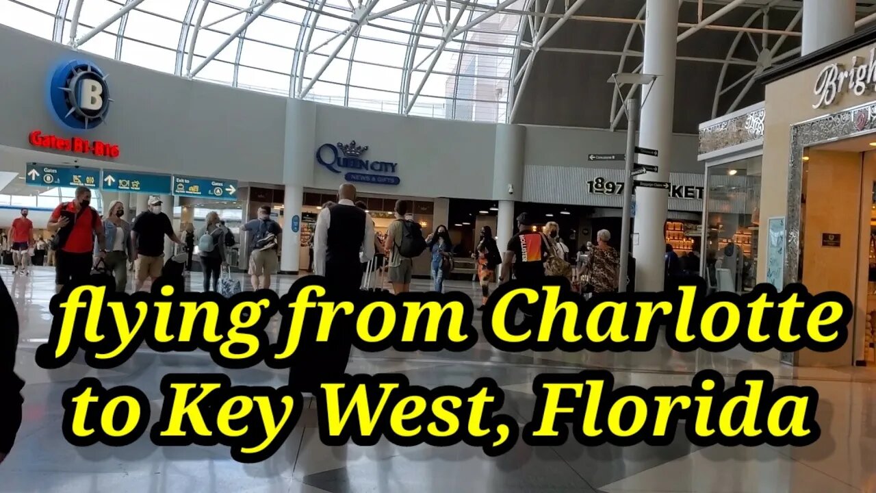 Flying from Charlotte to Key West, Florida🇺🇸 June 2021