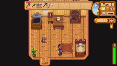 Overworld Display - Stardew Valley Game HUD Overview