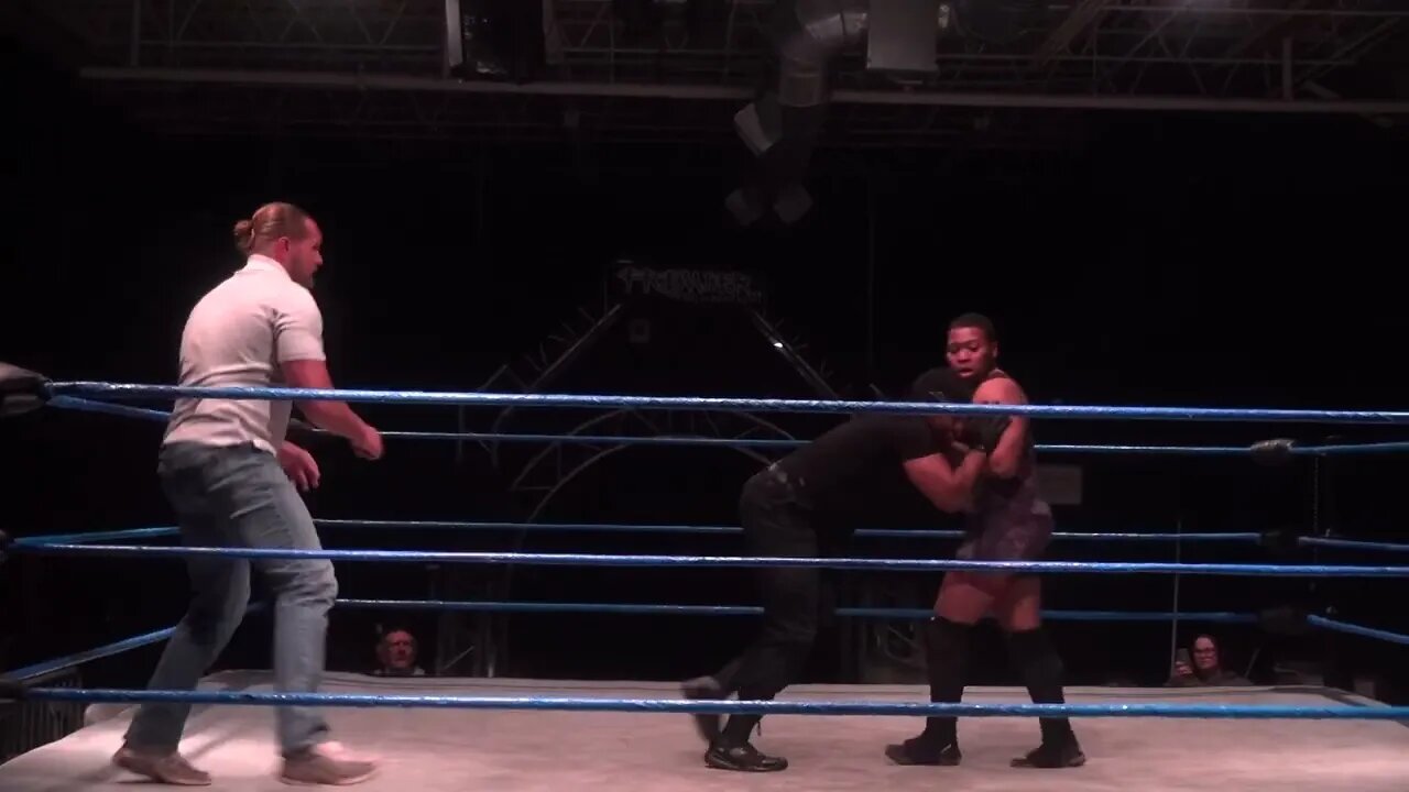 Premier Pro Wrestling - 401 wrestling trainees Genesis Kirby vs Jay Leon w guest ref KC James