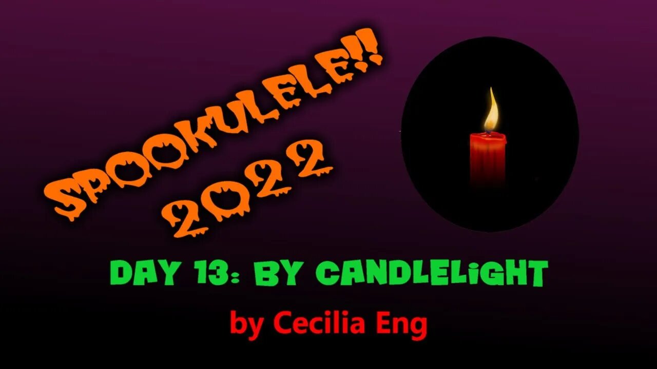 Spookulele 2022 - Day 13 - By Candelight (by Cecilia Eng)