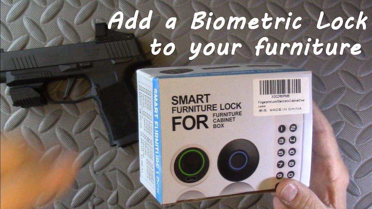 Add a Fingerprint, Biometric Lock to Your Furniture