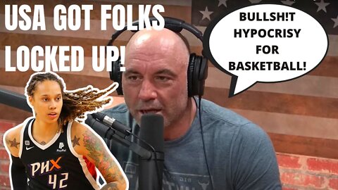 Joe Rogan SLAMS HYPOCRISY in Freeing WNBA Star Brittney Griner! USA Citizens Are LOCKED UP!