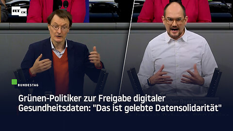 Grünen-Politiker zur Freigabe digitaler Gesundheitsdaten: "Das ist gelebte Datensolidarität"