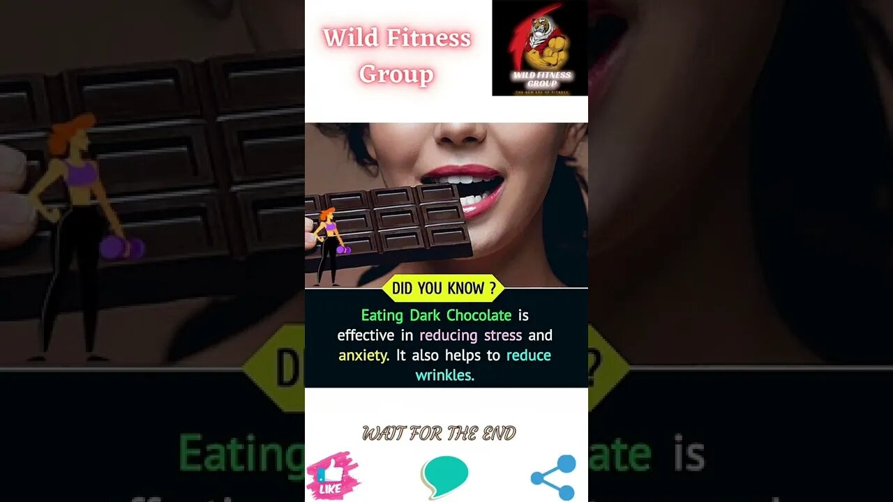 🔥Benefits of eating dark chocolate🔥#shorts🔥#wildfitnessgroup🔥16 September 2022🔥
