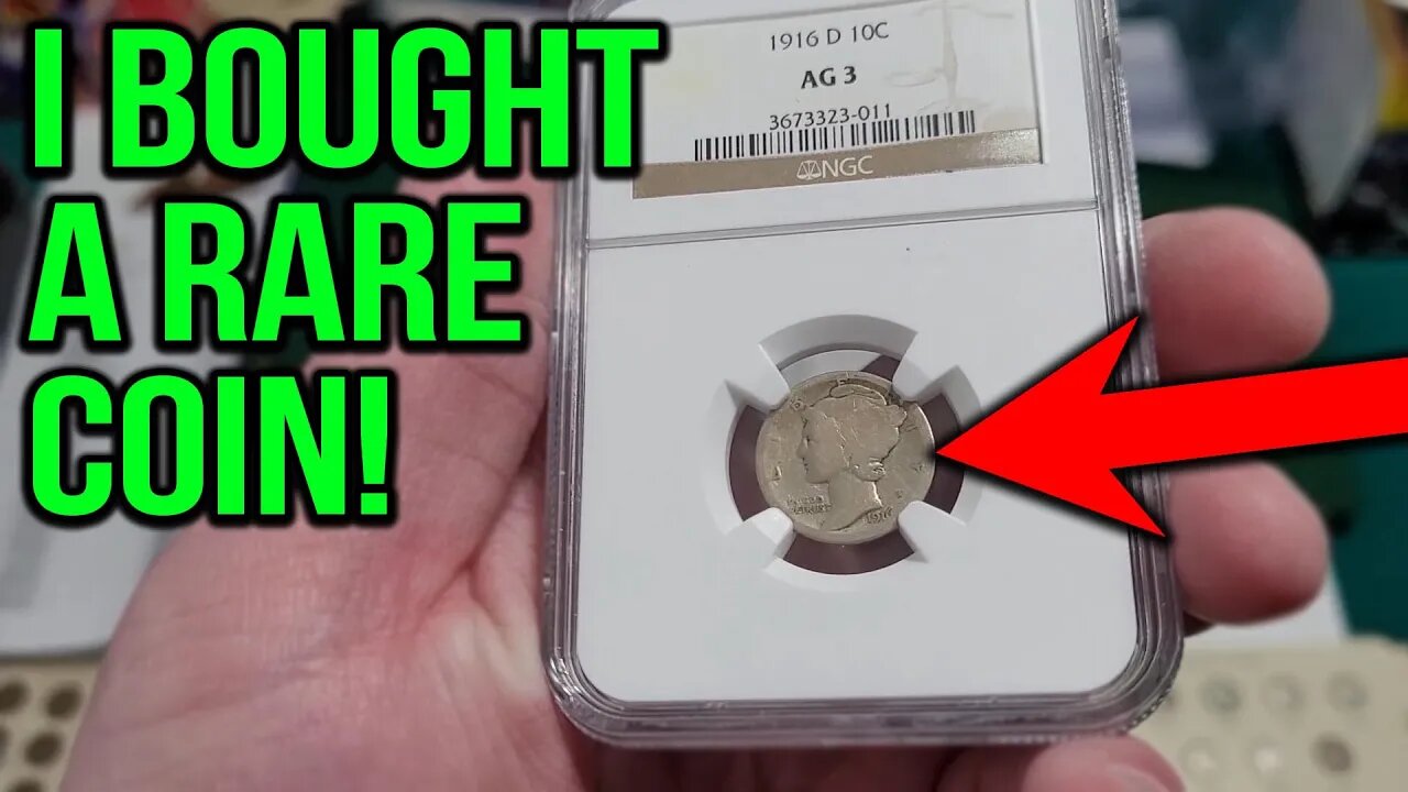 I BOUGHT A RARE and VALUABLE COIN AT A COIN SHOW! COIN COLLECTION UPDATE!