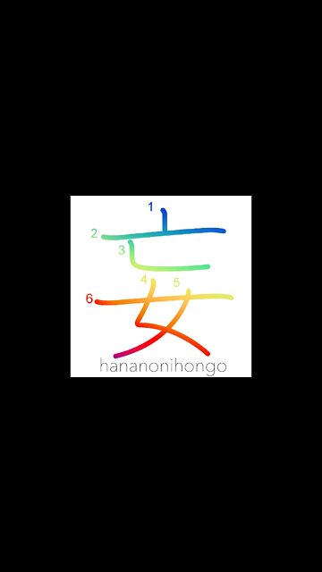 妄 - delusion/unnecessarily/without authority -Learn how to write Japanese Kanji 妄 -hananonihongo.com