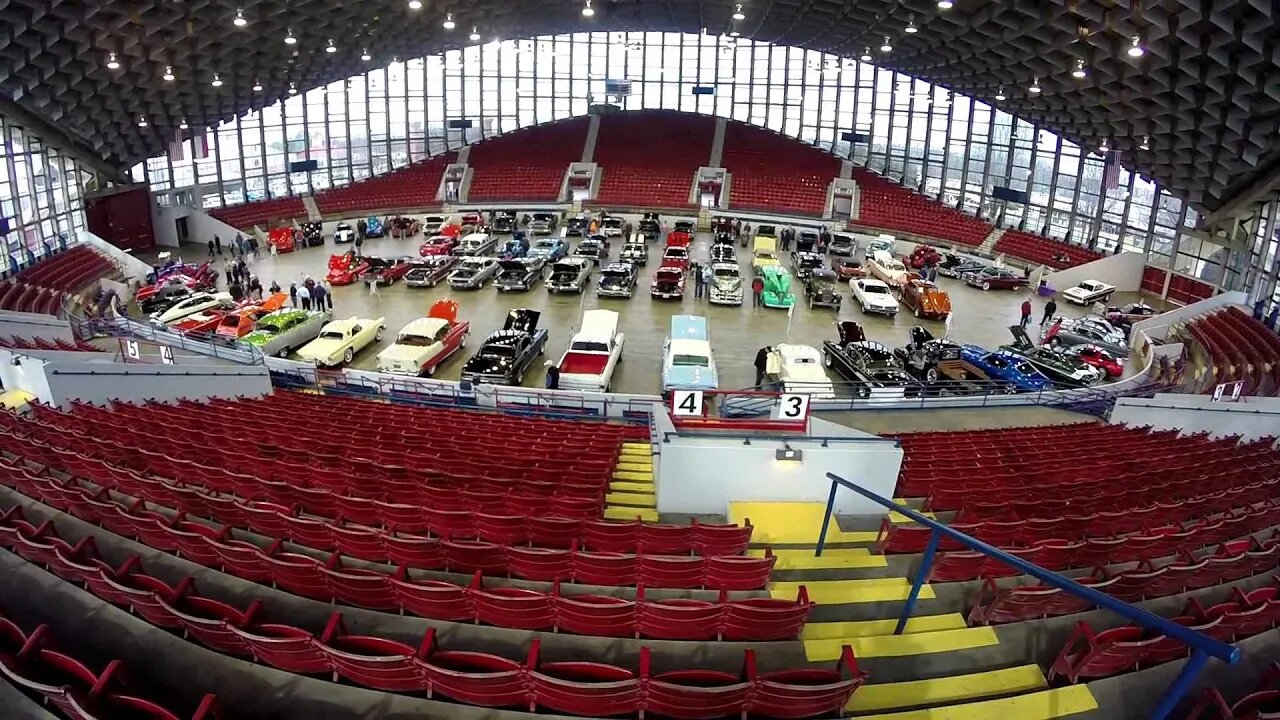 Classic Car Display at Dorton Arena