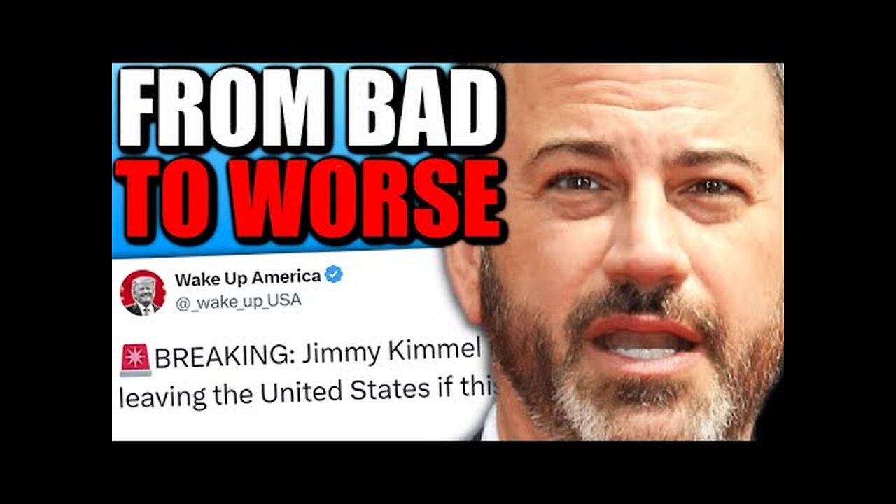 Jimmy Kimmel PANICS, Suddenly Plans to LEAVE HOLLYWOOD - Elites Are TERRIFIED!