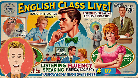 LIVE! Basic English Class Practice Basic English #07 listening speaking fluency