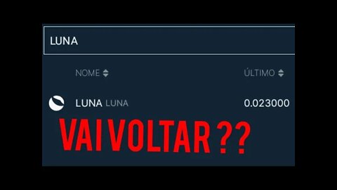 🔴URGENTE 🔴 TERRA LUNA VAI VOLTAR A SUBIR ?? TERRA LUNA VAI SE RECUPERAR??