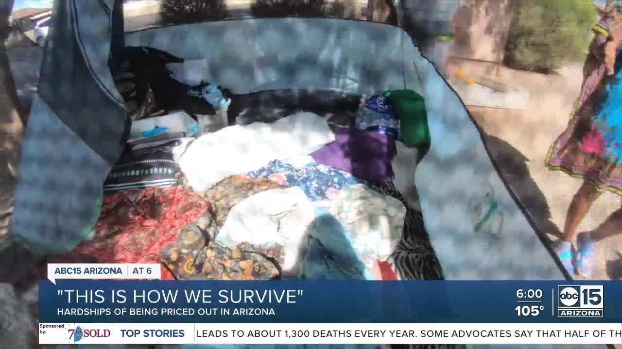 Priced Out: Valley couple forced to live in car amid high home prices