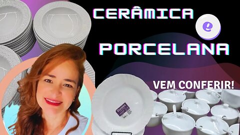 MUITAS LOUÇAS BRANCAS. Vem conferir!